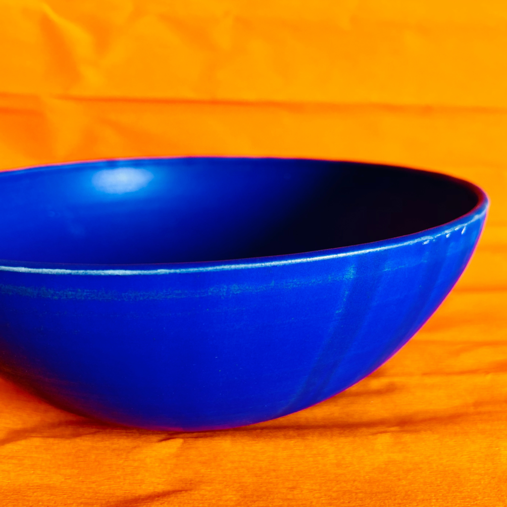 Les Rescapées - Klein Blue Serving Bowl